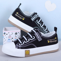 婕秘2022年春夏季新款魔术贴帆布鞋女鞋子薄款球鞋休闲板鞋春秋款布鞋