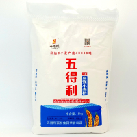 五得利 富强小麦粉 三星5kg