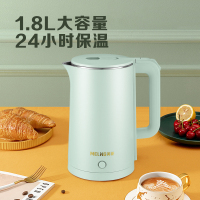 MeiLing/美菱MH-K78电水壶1.8升双层防烫保温304不锈钢内胆(一年只换不修,质量问题免费上门取件)