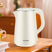 美菱MH-P1822电水壶烧水壶1.8升双层防烫304不锈钢(建议整箱12台,一年只换不修,质量问题免费取件)