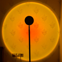 夕阳灯拍照落日灯迷你氛围灯余晖灯小日落灯投影台灯日不落地灯