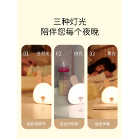 led小夜灯卧室床头睡眠灯充电式节能灯婴儿宝宝哺乳喂奶护眼台灯