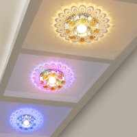 水晶灯led过道灯走廊灯玄关灯天花灯 门厅灯吸顶灯嵌入式射灯筒灯