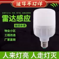 感应灯人体智能灯泡声控过道走廊楼梯灯雷达声光控led灯家用灯