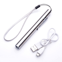 医用升级版usb迷你可充电强光小手电筒聚光月亮灯小手电免刻字