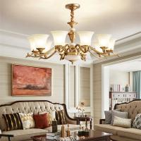 全铜吊灯客厅灯现代简约中式吊灯具大全套餐厅灯复古吊灯卧室北欧
