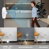 led智能人体红外感应小夜灯卧室楼梯抽屉床头房间橱柜衣柜照明灯