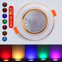 筒灯led射灯吊顶天花灯三色变光嵌入式客厅灯具家用走廊洞灯孔灯
