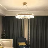 后现代水晶led吊灯客厅灯现代简约大气餐厅灯具北欧高档轻奢灯饰