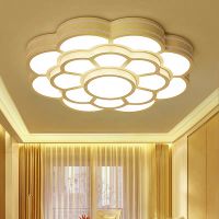 客厅灯2020年新款花朵创意大厅灯led吸顶灯简约现代卧室圆形灯具