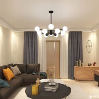 北欧客厅吊灯全屋灯具创意魔豆吊灯轻奢风格大厅卧室吊灯网红灯饰