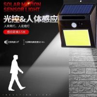 太阳能灯家用户外庭院灯室内超亮人体感应新农村led节能壁灯路灯9