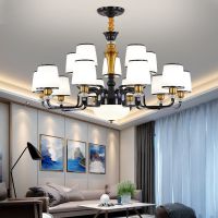 客厅吊灯现代简约家用大气北欧风餐厅吊灯灯具大全卧室灯全屋套餐