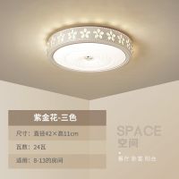 全屋灯具套餐组合成套led客厅灯简约现代三室两厅吸顶灯家用套装|[不需要安装] 白款套餐3两室一厅