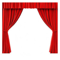 专业舞台幕帘幕布窗帘会议室背景幕布定制手动款电动款定制