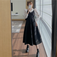 述雅2021年大码女装新款炸街网红潮流气质套装胖MM宽松显瘦时尚连衣裙