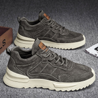 男鞋夏季透气工装休闲潮鞋上班工作耐磨防滑男士工地干活劳保鞋子