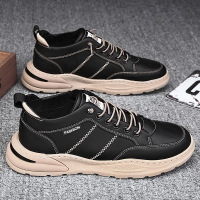 男鞋厨师防水防滑耐磨轻便工地工作上班厨房皮面休闲劳保皮鞋