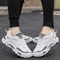 述雅2021新款春季小白鞋老爹运动鞋男士休闲网面百搭情侣款学生跑步鞋