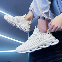 述雅男鞋2021新款夏季潮流百搭休闲跑步运动鞋轻便透气老爹鞋白色潮鞋