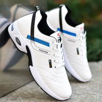 述雅皮面春季2021新款百搭防滑鞋子男休闲鞋跑步厚底增高鞋男士运动鞋