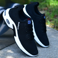 述雅夏季男鞋透气工作鞋子韩版潮流休闲老北京运动鞋网鞋男百搭帆布鞋