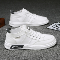 述雅男鞋夏季帆布鞋男透气薄款休闲鞋男士低帮板鞋男潮流百搭小白鞋子