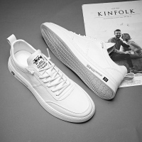 述雅板鞋男夏季透气鞋子男鞋新款男士潮流百搭西装小白鞋韩版休闲白鞋