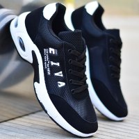 述雅夏天洞洞男鞋子飞织网眼透气网鞋男士运动鞋网面休闲鞋潮鞋子