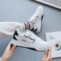 述雅板鞋女火2022春季新款ins潮鞋百搭厚底韩版休闲运动小白鞋