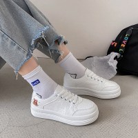 述雅小白鞋女2022春季新款百搭休闲平底运动ins潮鞋火学生板鞋