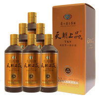 贵州茅台集团技开公司 天朝上品柔和酱香型白酒 53度众人酒 整箱装 500ml*6瓶