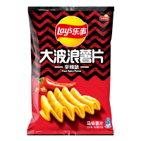 乐事(LAY'S) 薯片 大波浪薯片辛辣味70g袋装(休闲零食)