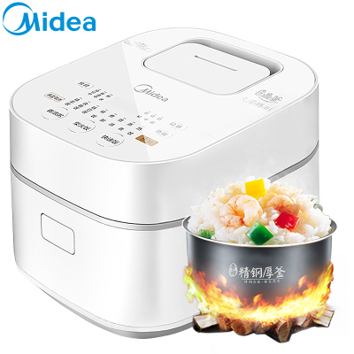 美的（Midea）电饭煲 MB-WHS30C96 IH加热 3L容量钢化玻璃面板 柴火饭 智能预约