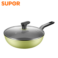 苏泊尔(SUPOR)28cm火红点不粘煎炒锅•绚彩系列燃气灶电磁炉通用炒菜锅 EJ28RP15