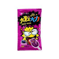 好丽友 大粒大力跳跳糖棒棒糖葡萄味16g/袋