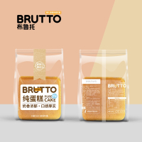 布鲁托营养早餐食品 纯蛋糕120g/袋