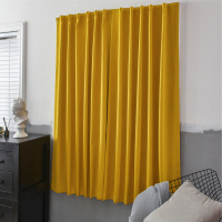 窗帘自贴粘式免打孔安装客厅卧室阳台飘窗遮光魔术成品遮阳隔热布