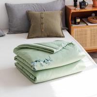 夏被薄荷驱蚊大豆被水洗棉工艺品印花空调被夏季美肤裸睡夏凉被