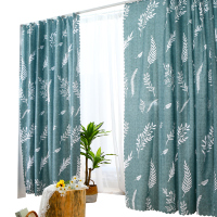 简易窗帘经济型 免打孔安装魔术贴遮光卧室出租房隔断遮阳布ins风