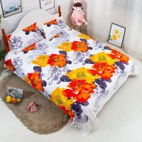 全棉老粗布床单单件三件套纯棉加厚款1.8双人床单榻榻米炕单|大花2 床单单件:180*230cm