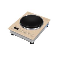 /凹面电磁炉家用大功率3500w猛火爆炒台式商用火锅炉|新款3500W金色单机