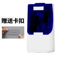 消毒筷子筒家用免打孔杀菌筷子机盒全自动厨房紫外线壁挂式筷子桶|蓝白款 筷子消毒机[消毒+风干]+适配器