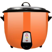 大容量电饭煲商用食堂饭店老式特大号家用电饭锅6l8l13l23|[橙色大耳]加厚耐用 18升黑晶不粘锅20-25人
