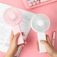 夏季usb充电手持小静音3档风力口袋糖果色手持电