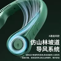 挂脖子usb颈挂式充电迷你小型电扇随身便携学生懒人无叶夏天