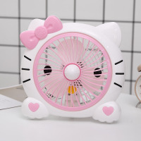 台式电可爱迷你卡通小型儿童台扇家用插电小学生宿舍床上