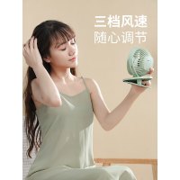 小学生宿舍电桌面床上用夹式夹扇小迷你扇可充电静音