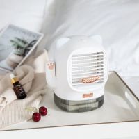 招财猫充电迷你冷风机usb制冷空调扇桌面冷风机小风扇宿舍电风扇