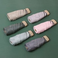 折叠浓缩伞义乌卡片温州五折掌心伞手指晴雨迷你伞贵族掌中宝雨伞